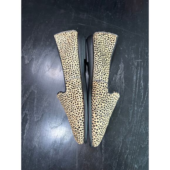 Aerosole- Textured Animal Print- Round toe Ballet heel Flat- 7.5 academia - Picture 2 of 6